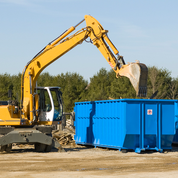 what happens if the residential dumpster is damaged or stolen during rental in Hollowville